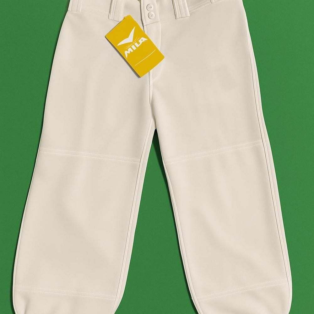 Mizuno Girls White Softball Pants From Dicks